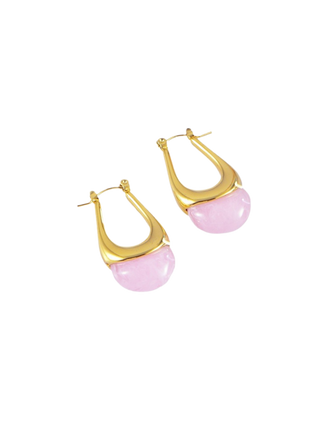 Hint of Pink Earrings